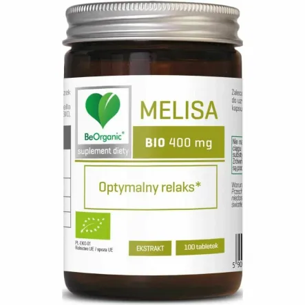 Melisa Bio 400 mg 100 Tabletek - BeOrganic