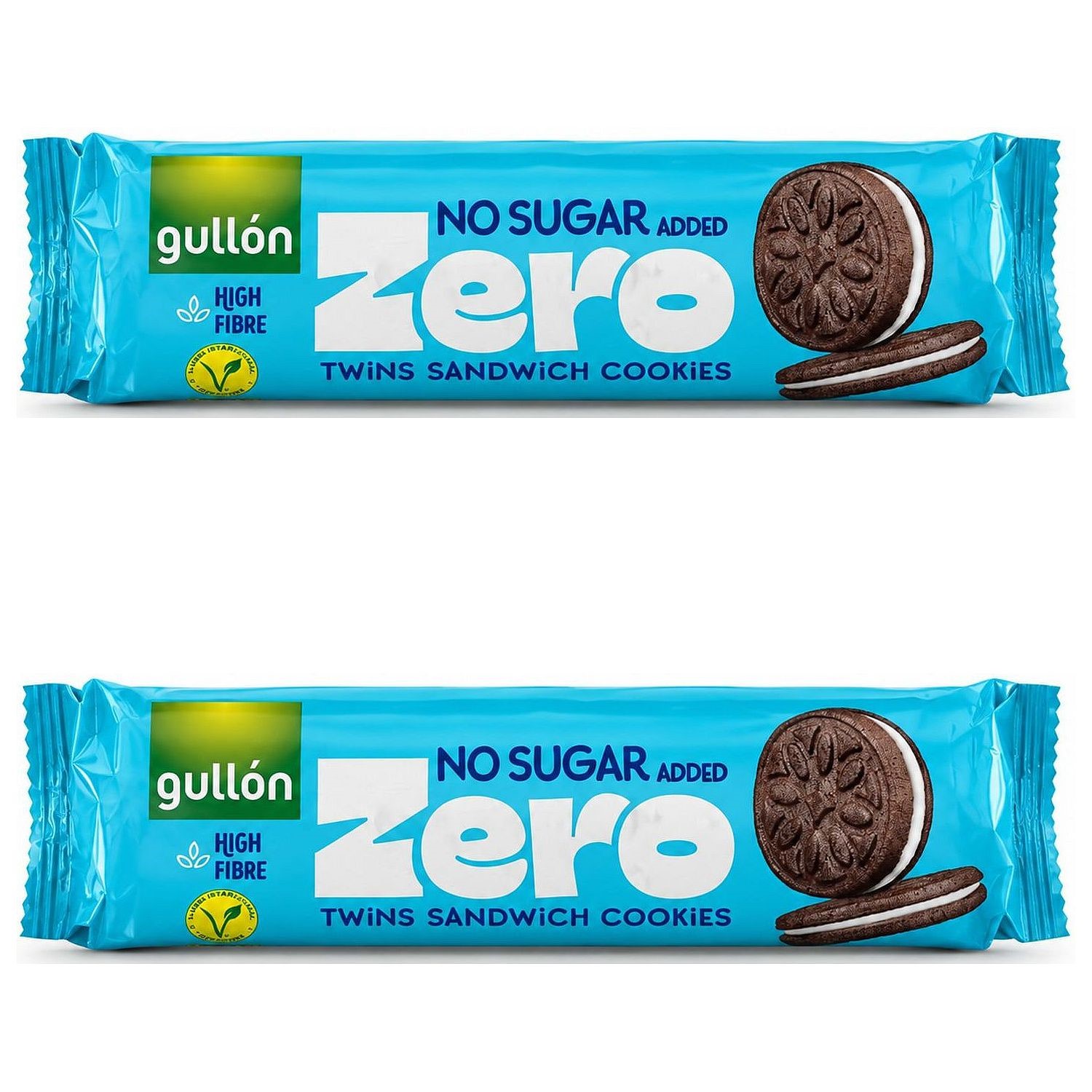 2 x Twins Markizy Kakaowe z Kremem Bez Dodatku Cukru 147 g - Gullon