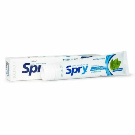 Pasta Do Zębów Bez Fluoru Mięta Pieprzowa 141 g - SPRY 