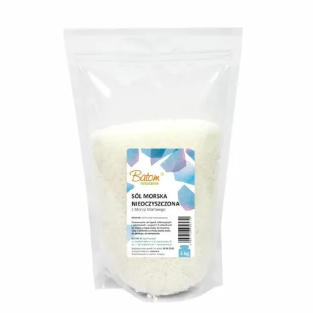 Sól Morska Nieoczyszczona Kąpielowa 1 kg Batom