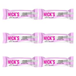 6 x Baton Proteinowy z Migdałami w Mlecznej Czekoladzie 50 g - Nicks