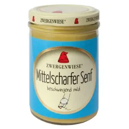 Musztarda Średnio Ostra Bio 160 ml - Zwergenwiese