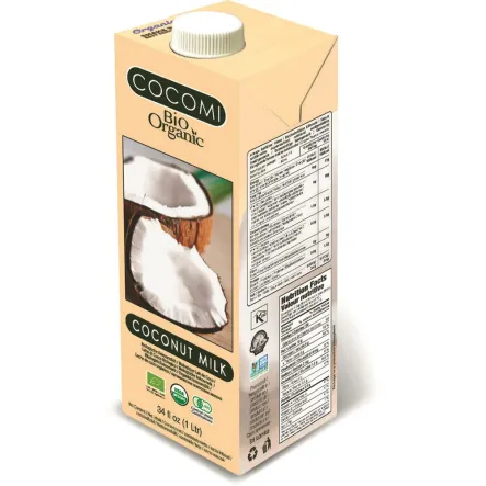 Kokosowa Alternatywa Mleka 17% Tłuszczu Bio 1 L - Cocomi Przecena Krótka Data Minimalnej Trwałości
