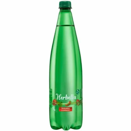 Herbella Woda Lekko Gazowana o Smaku Truskawkowym Bez Dodatku Cukru 1 L - Aqua East (15.05.2025)