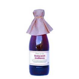 Żywy Ocet Malinowy 330 ml - Prosto ze Wsi