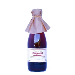 Żywy Ocet Malinowy 330 ml - Prosto ze Wsi