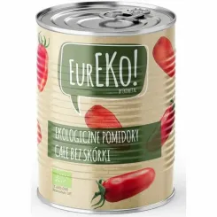 Pomidory Całe Bez Skórki BIO 400 g (240 g) - EUREKO