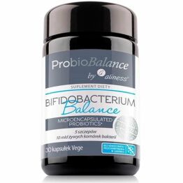 ProbioBalance Bifidobacterium Balance 10 mld. Żywych Komórek Bakterii 30 Kapsułek - Aliness