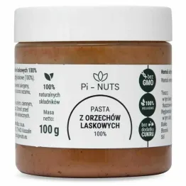 Pasta z Orzechów Laskowych 100% 100 g - PI-NUTS
