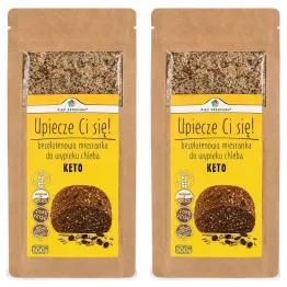 2 x  Mieszanka do Wypieku Chleba Bezglutenowego KETO 500 g - Pięć Przemian