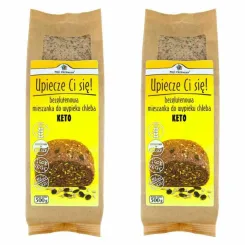 2 x  Mieszanka Chleba Bezglutenowego Keto 500 g - Pięć Przemian