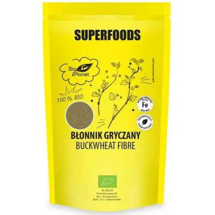 Błonnik Gryczany (Prażona Mielona Łuska Gryczana) Bio 200 g - Bio Planet