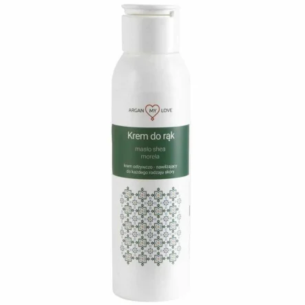Naturalny Krem do Rąk Masło Shea,  Olej Arganowy i Olej Morelowy 100 ml - Argan My Love
