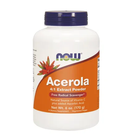 Acerola Powder 170 gr Suplement Diety Now - Wyprzedaż