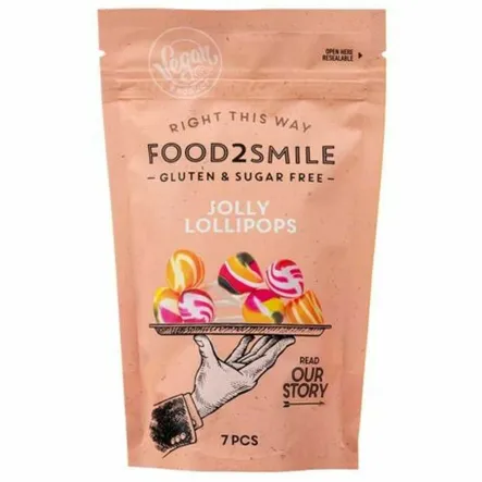 Lizaki Bezglutenowe Bez Cukru 3 Smaki 7 Sztuk - Food2Smile