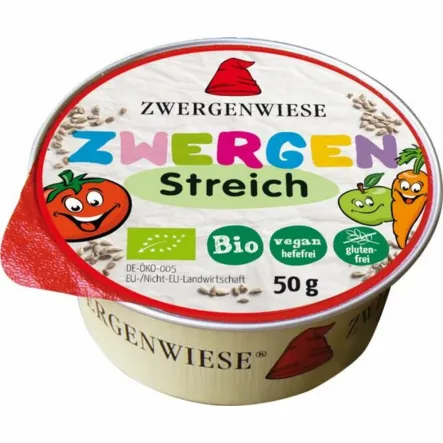 Pasta Słonecznikowa Dla Dzieci Bezglutenowa Bio 50 g - Zwergenwiese