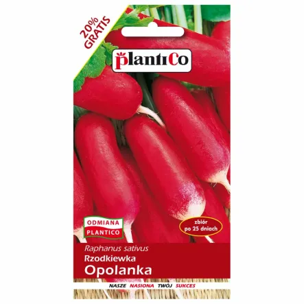 Rzodkiewka Opolanka Nasiona 12 g - PlantiCo