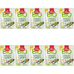 Zestaw 10 x Cukier Waniliowy Trzcinowy Bio 20 g - Amylon
