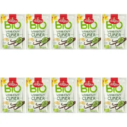 Zestaw 10 x Cukier Waniliowy Trzcinowy Bio 20 g - Amylon