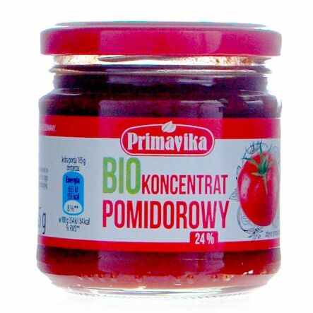 Koncentrat Pomidorowy 24% Bio 185 g - Primavika