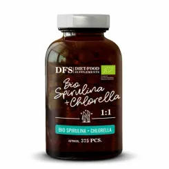 Chlorella + Spirulina Tabletki Bio 150 g - Diet-Food