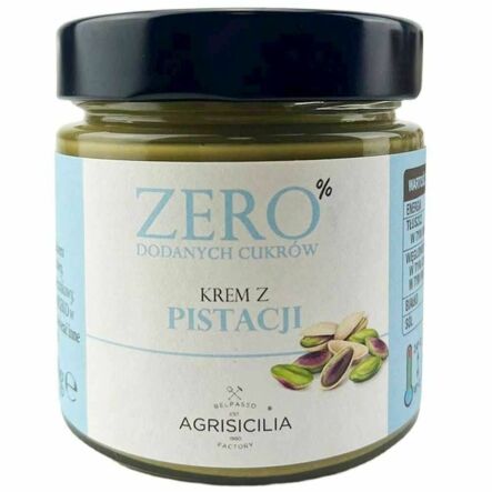 Krem Pistacjowy Bez Dodatku Cukru 200 g - Agrisicilia
