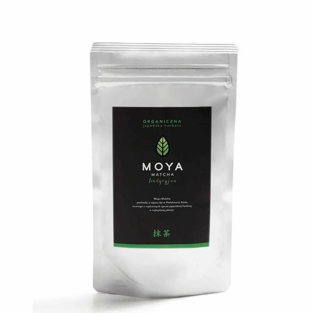 Matcha Tradycyjna Japońska Herbata Zielona Bio 100 g - Moya Matcha