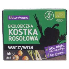 Kostka Rosołowa Warzywna 66 g Bio - NaturAvena