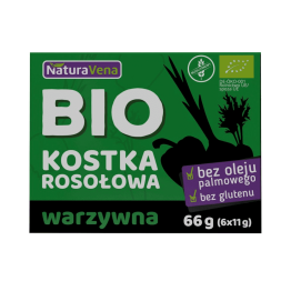 Kostka Rosołowa Warzywna Bio 66 g - NaturAvena