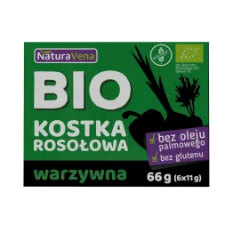 Kostka Rosołowa Warzywna Bio 66 g - NaturAvena