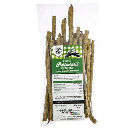 Zielone Paluszki Gryczane Natural Bezglutenowe 90 g Dalej Razem