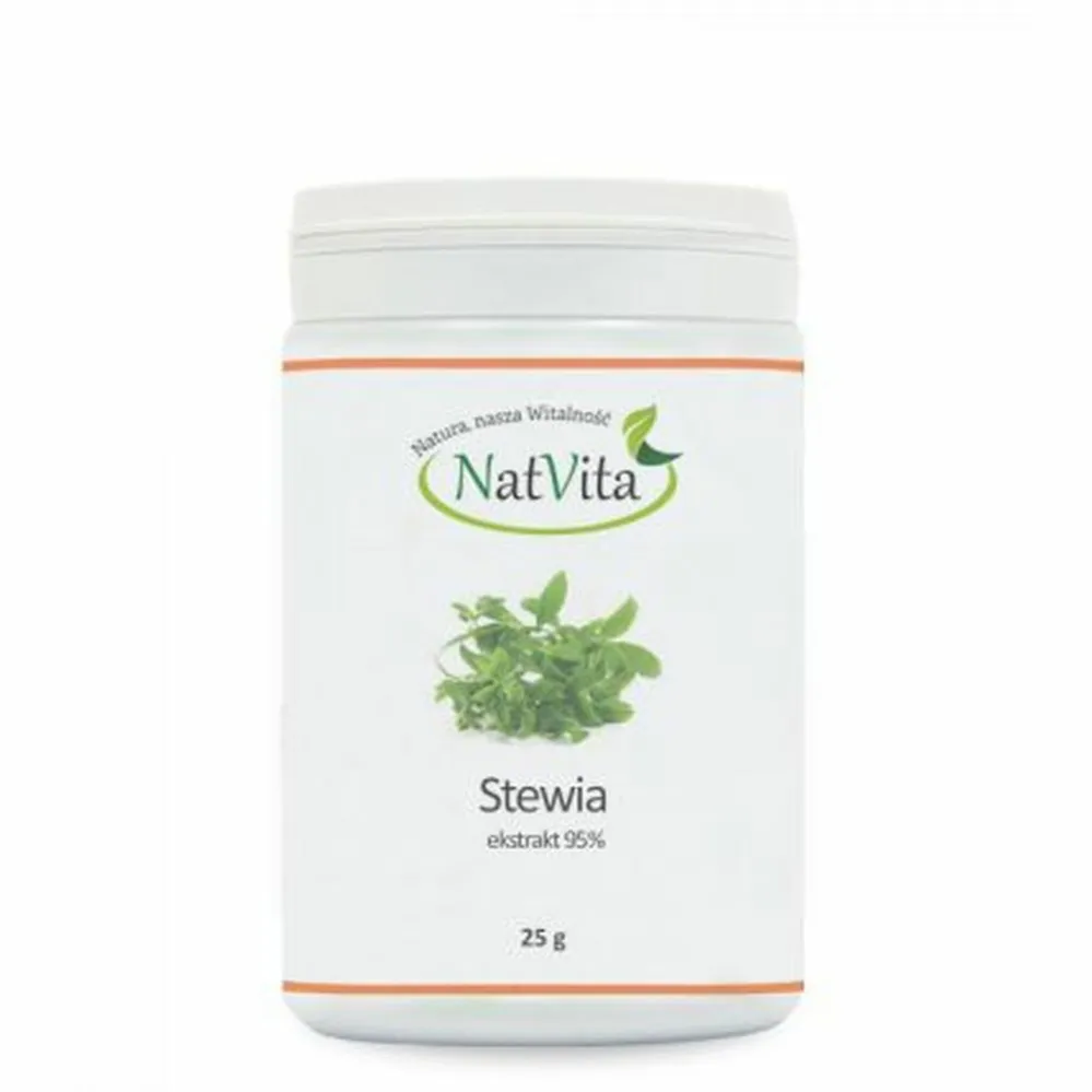 Stewia Ekstrakt 95% 25 g - Natvita