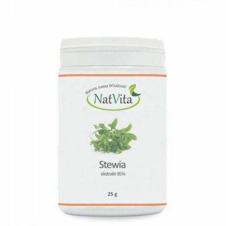 Stewia Ekstrakt 95% 25 g - Natvita