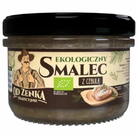  Smalec z Mięsem i Cebulą Bio 180 g - NaturAvena