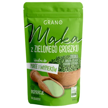 Mąka z  Zielonego Groszku 500 g - Grano