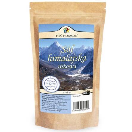 Sól Himalajska Różowa Drobna 1 kg - Simpatiko