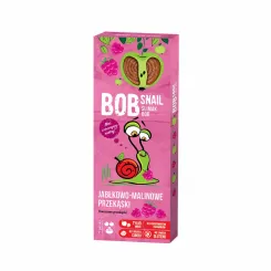 Przekąska Jabłkowo - Malinowa z Owoców Bez Dodatku Cukru 30 g - Bob Snail