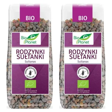 2 x Rodzynki Sułtanki Bio 200 g - Bio Planet