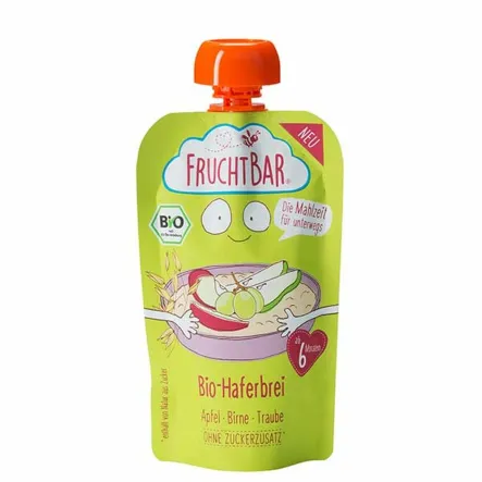 Owsianka Jabłko Gruszka Winogrono Eko 120 g Fruchtbar