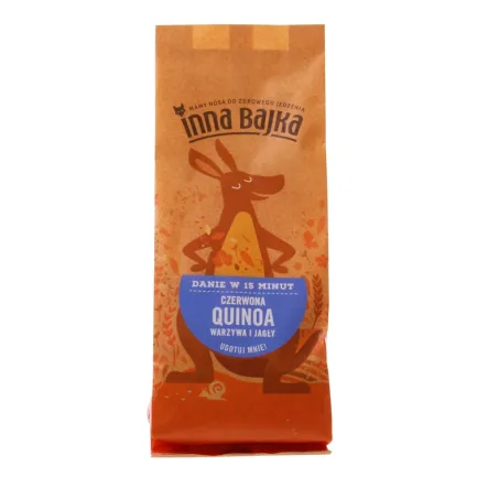 Quinoa Czerwona z Warzywami i Jagłami 200 g - Inna Bajka