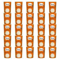 25 x Makaron Konjac w Kształcie Ryżu (Sticky Rice) do Sushi 200 g - Keto Chef