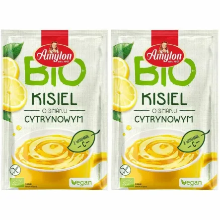 2 x Kisiel o Smaku Cytrynowym Bio 30 g - Amylon