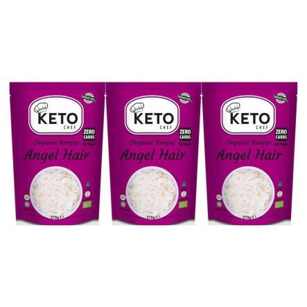 3 x Makaron Konjac Angel Hair Bio 270 g (200 g) - Keto Chef