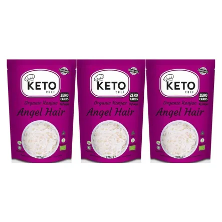 3 x Makaron Konjac Angel Hair Bio 270 g (200 g) - Keto Chef