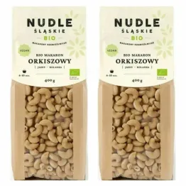 2 x Makaron Orkiszowy Jasny KOLANKA BIO 400 g - Nudle Śląskie
