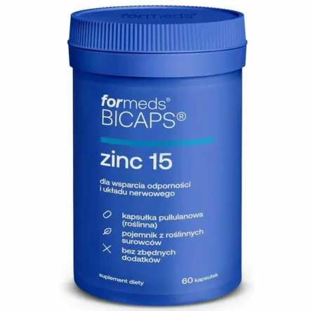 Bicaps Zinc15 Cynk 60 Kapsułek - Formeds