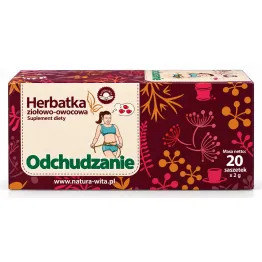 Herbatka Ziołowo-Owocowa Odchudzanie 40 g (20x 2 g) - Natura Wita
