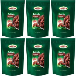 Zestaw 6 x Daktyle Suszone Bez Pestek 1 kg - Targroch
