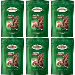 Zestaw 6 x Daktyle Suszone Bez Pestek 1 kg - Targroch