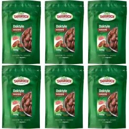 Zestaw 6 x Daktyle Suszone Bez Pestek 1 kg - Targroch